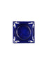 Blue Pottery Candle Holder Set Of 2pcs.